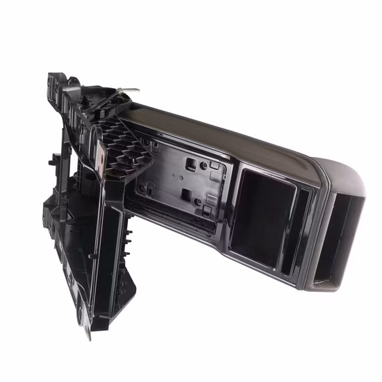 Alloggiamento del connettore di precisione PA66 + GF30 2K Stampaggio con inserti in plastica Sovrastampaggio Doppio stampo ad iniezione OEM di stampi ad iniezione di plastica personalizzato